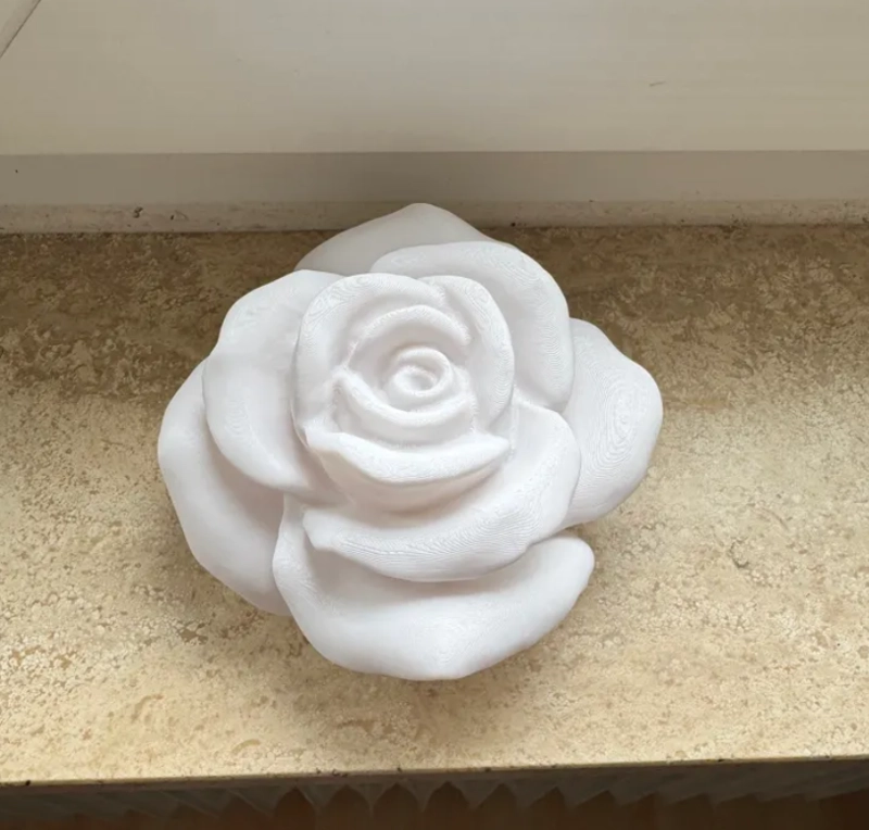 FIGURA DE ROSA BLANCA - 1