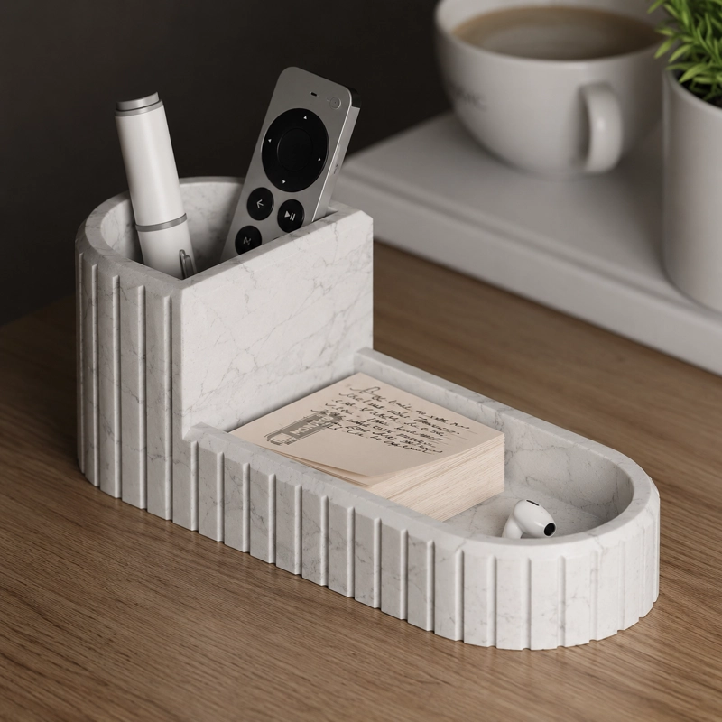 Organizador De Escritorio Porta Lápices, Control Remoto - 2