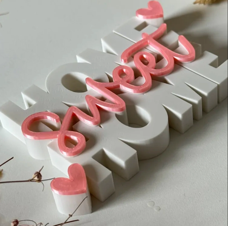 Adorno de letras "Home Sweet Home" - 1