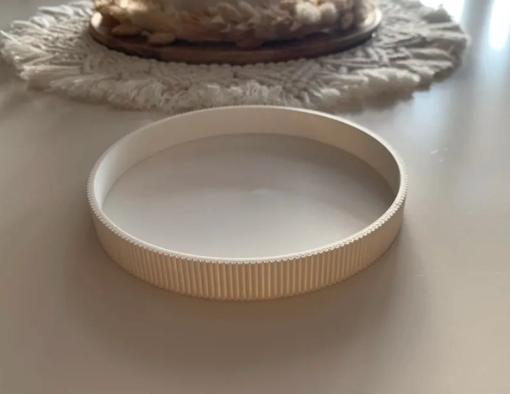 CUENCO DECORATIVO, BANDEJA, BANDEJA PARA VELAS ACANALADOS - 1