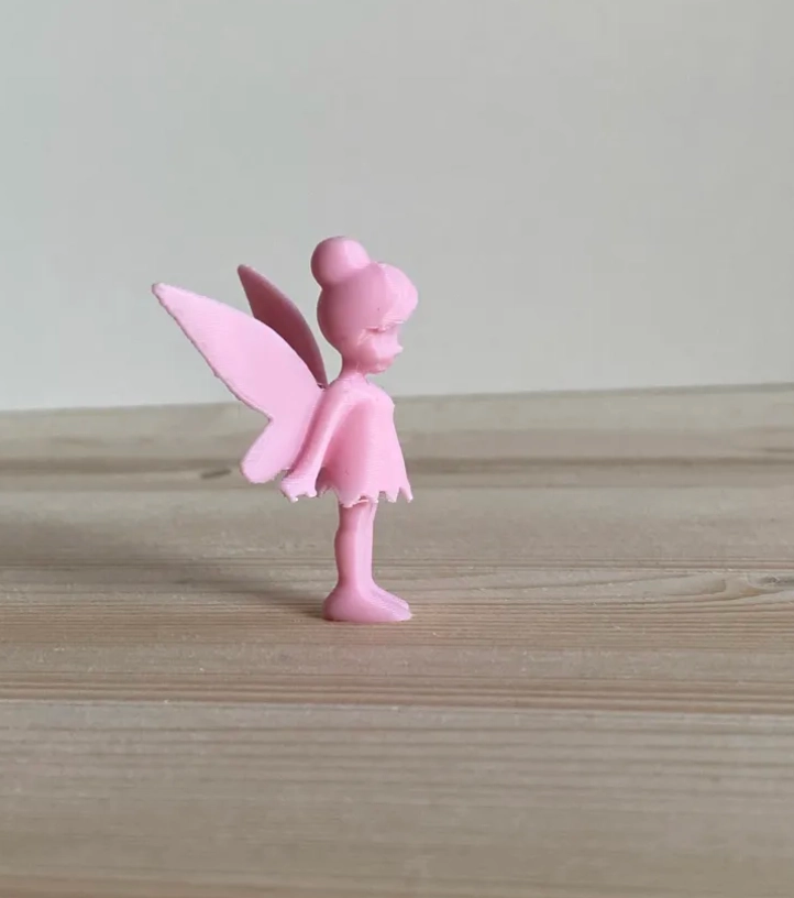 FIGURA DE DECORACION DE HADA ROSADA - 1