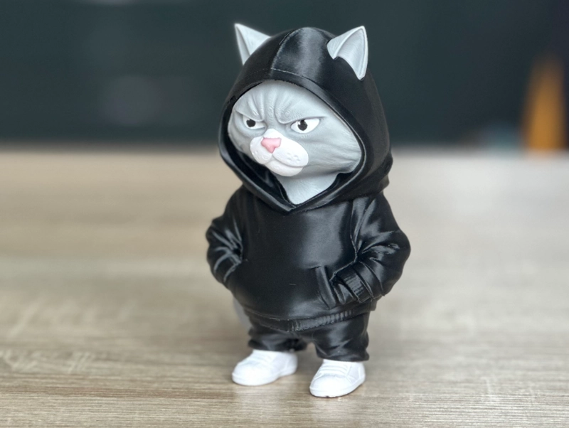 FIGURA DECORATIVA- GATO URBANO - 1