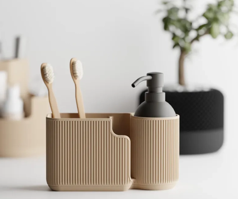EL ELEGANTE ORGANIZADOR OVALADO PARA BAÑO Y ESCRITORIO - 2