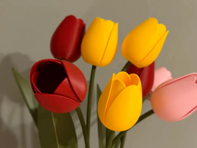 DECORACION DE RAMO DE TULIPANES - 3