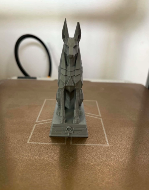 ESCULTURA DECORATIVA- GUARDIAN ANUBIS - 1