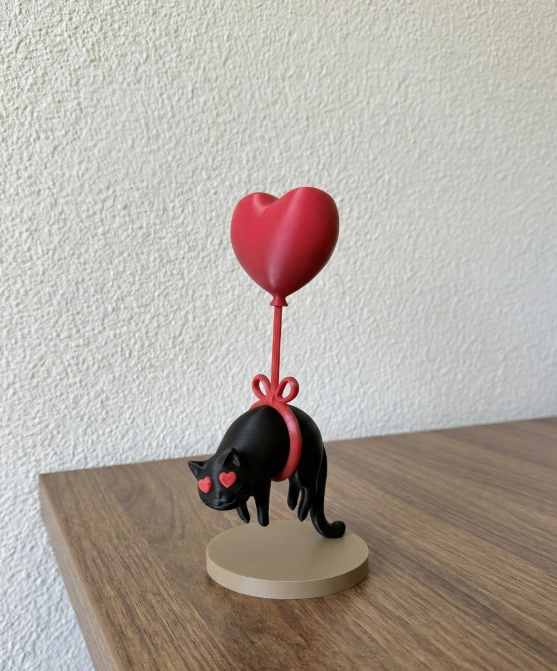 FIGURA DECORATIVA- GATO FLOTANTE - 2