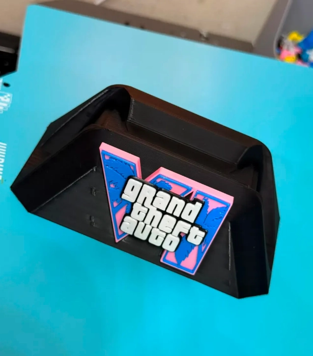 SOPORTE PARA MANDO PRINTS PATRO DISEÑO GTA VI - 2