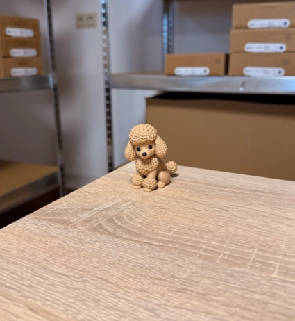 FIGURA DECORATIVA PRINTS PATRO- POODLE DE PUNTO - 6
