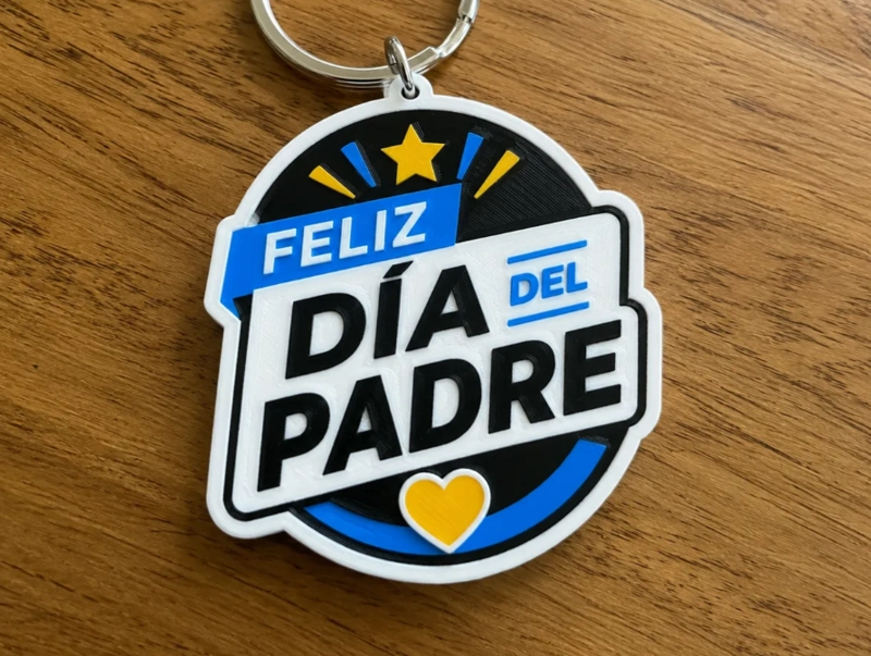 LLAVERO PRINTS PATRO- FELIZ DIA DEL PADRE V1 - 1