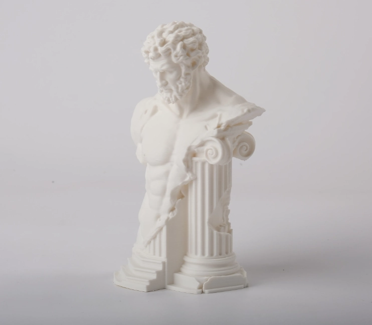 ESCULTURA DECORATIVA PRINTS PATRO- BUSTO DE HE ROE GRIEGO - 4