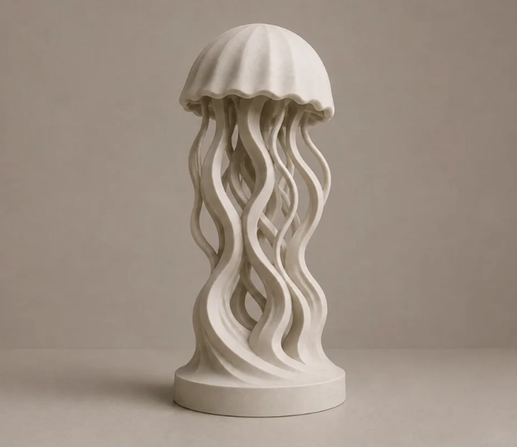ESCULTURA DECORATIVA PRINTS PATRO- MEDUSA MINIMALISTA - 1