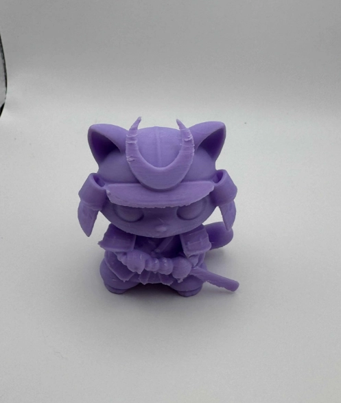 FIGURA DECORATIVA PRINTS PATRO- GATITO SAMURAI - 1