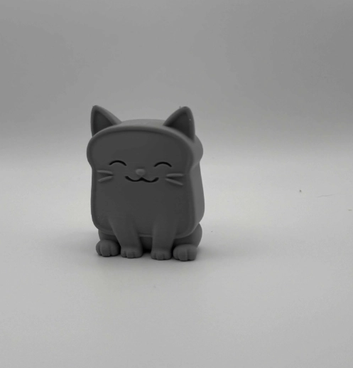 FIGURA DECORATIVA PRINTS PATRO- GATO TOSTADA - 1