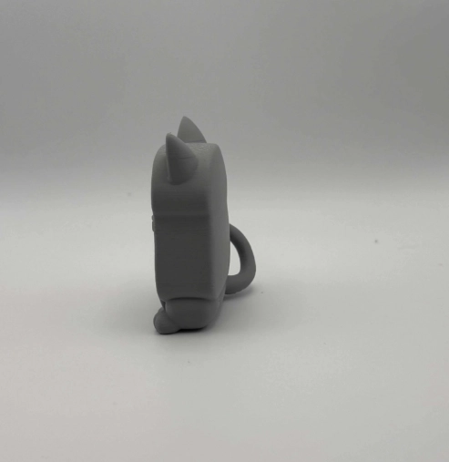 FIGURA DECORATIVA PRINTS PATRO- GATO TOSTADA - 4