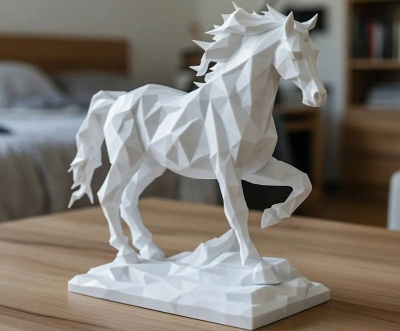 ESCULTURA DECORATIVA PRINTS PATRO-  AÑO DEL CABALLO - 1