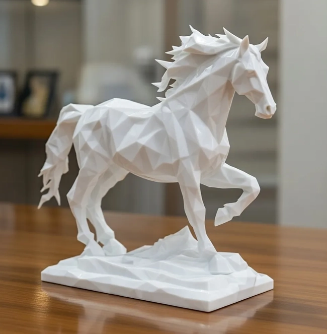 ESCULTURA DECORATIVA PRINTS PATRO-  AÑO DEL CABALLO - 5