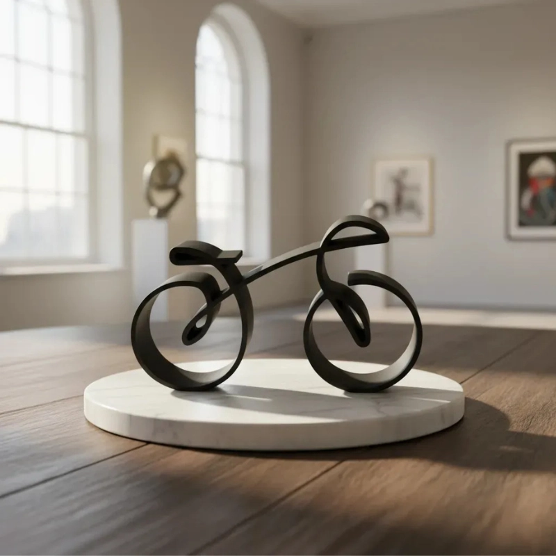 ESCULTURA DECORATIVA PRINTS PATRO - ESTILO BICICLETA - 4
