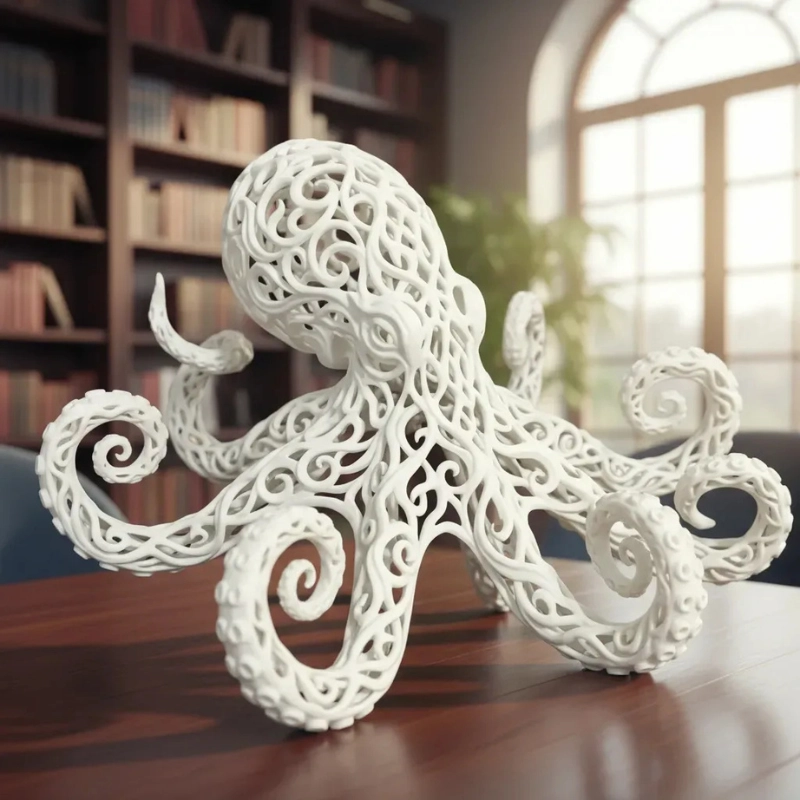 ESCULTURA ELEGANTE PRINTS PATRO - PULPO VERONI - 1