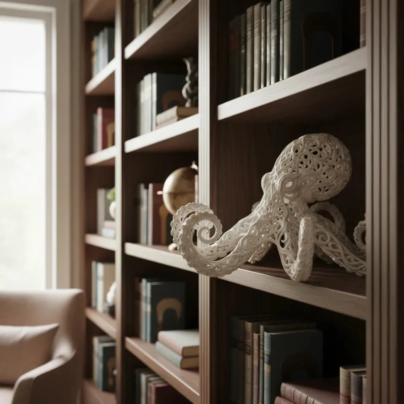 ESCULTURA ELEGANTE PRINTS PATRO - PULPO VERONI - 4