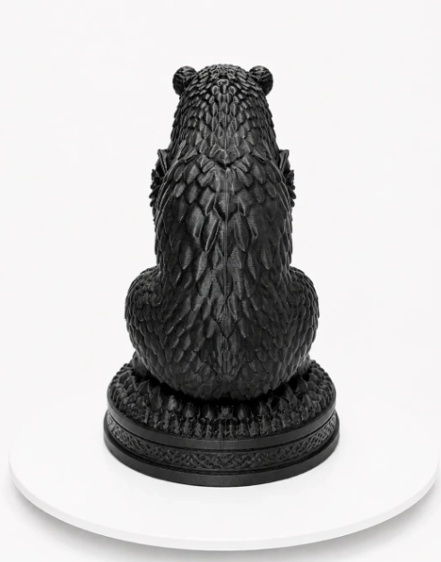ESCULTURA ELEGANTE PRINTS PATRO- OSO NECRO - 5