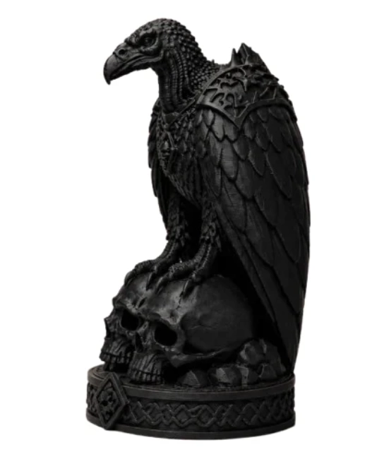 ESCULTURA ELEGANTE PRINTS PATRO- BUITRE NECRO - 1