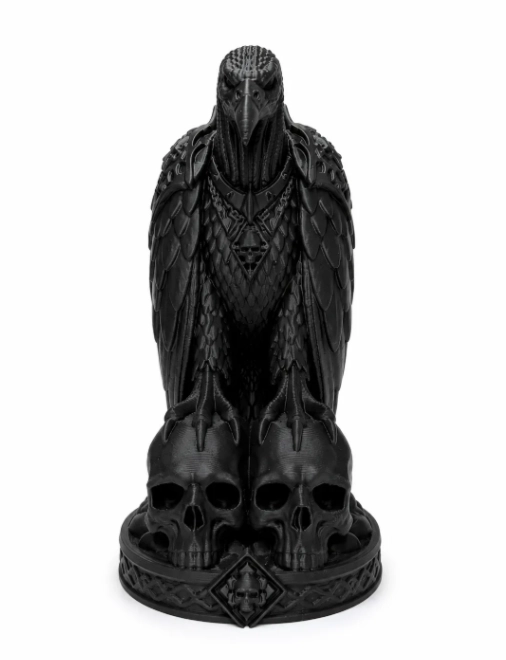 ESCULTURA ELEGANTE PRINTS PATRO- BUITRE NECRO - 4