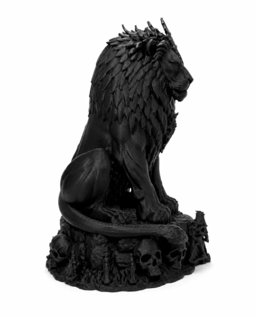 ESCULTURA ELEGANTE PRINTS PATRO- LEON NECRO - 4