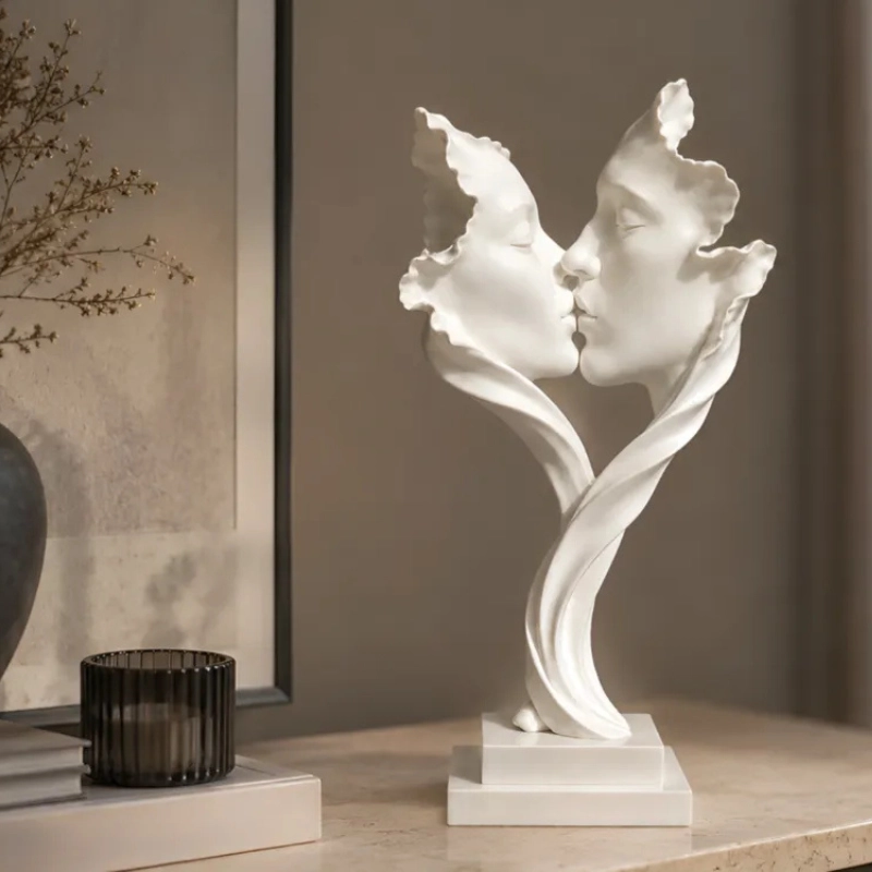 ESCULTURA ELEGANTE PRINTS PATRO - BESO FLORECIDO - 4