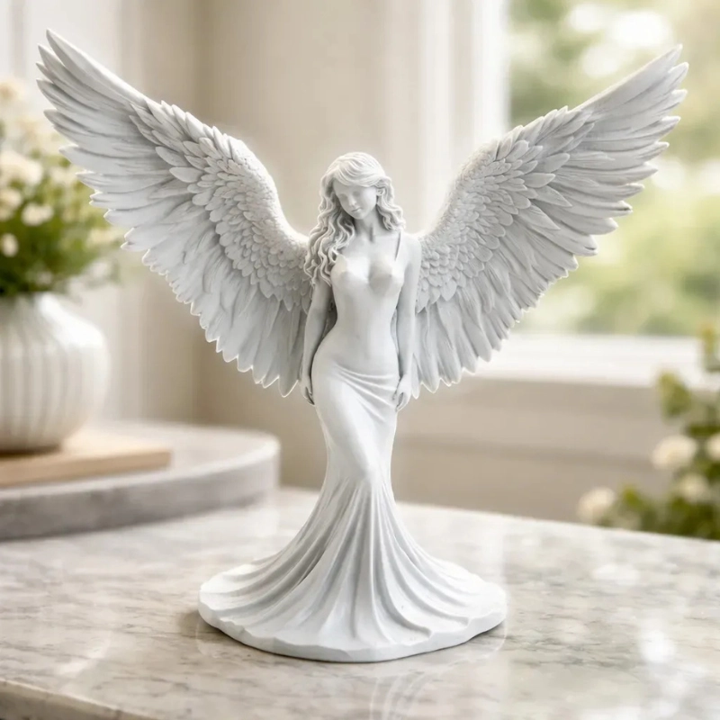 ESCULTURA ELEGANTE PRINTS PATRO - MUJER ANGEL - 1