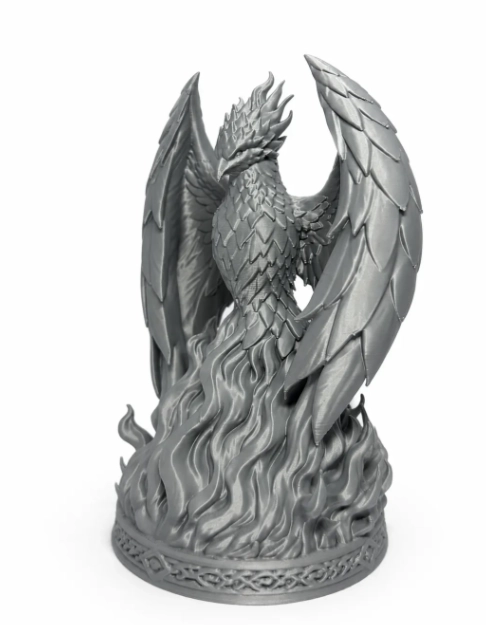 ESCULTURA DECORATIVA PRINTS PATRO- FE NIX DE LA LLAMA - 4