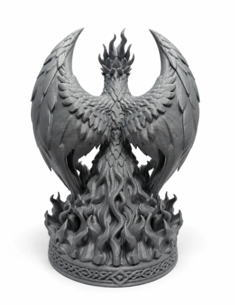 ESCULTURA DECORATIVA PRINTS PATRO- FE NIX DE LA LLAMA - 5