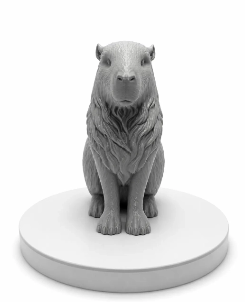 ESCULTURA DECORATIVA PRINTS PATRO-  SIR CAPIBARA - 4