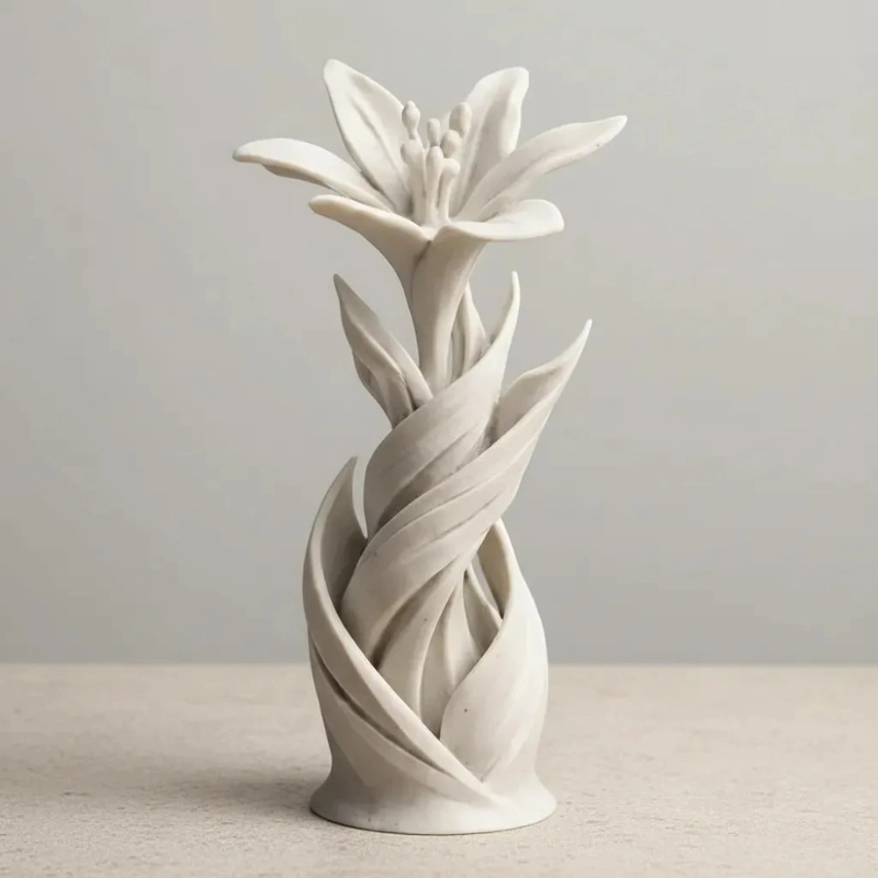 ESCULTURA ELEGANTE PRINTS PATRO - LIRIO RETORCIDO - 1