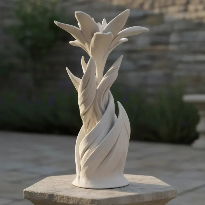 ESCULTURA ELEGANTE PRINTS PATRO - LIRIO RETORCIDO - 4