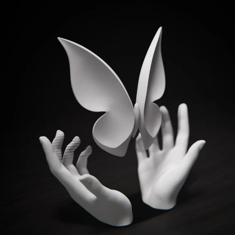 ESCULTURA ELEGANTE PRINTS PATRO - MARIPOSA SUSPENDIDA - 1