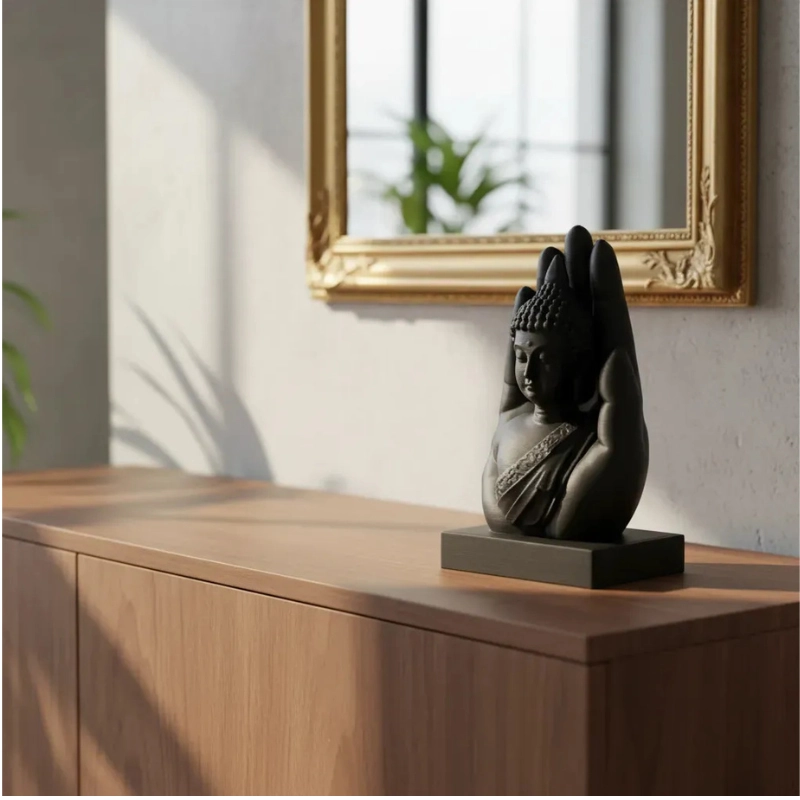 ESCULTURA ELEGANTE PRINTS PATRO - MANO DE BUDA - 2