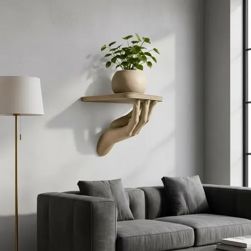 ESTANTERIA DECORATIVA PRINTS PATRO - MANO REALISTA - 2