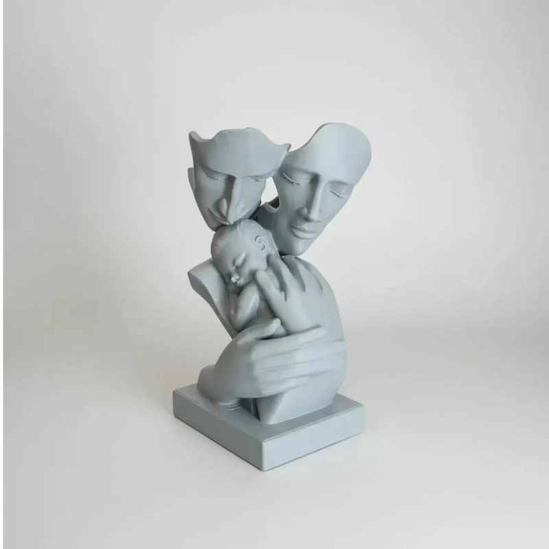 ESCULTURA ELEGANTE PRINTS PATRO - FAMILIA UNIDA - 1