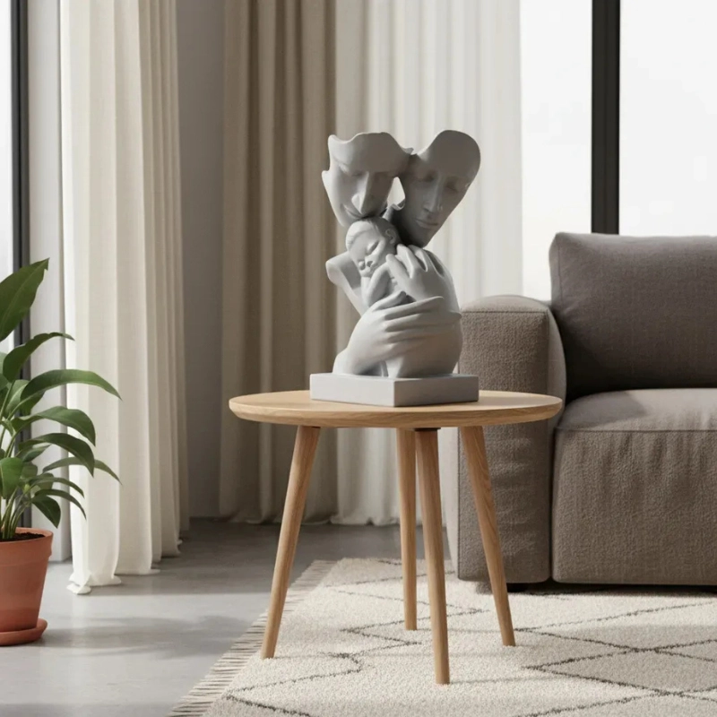 ESCULTURA ELEGANTE PRINTS PATRO - FAMILIA UNIDA - 2
