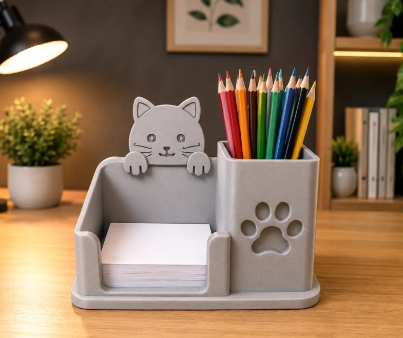 PORTALAPICES PRINTS PATRO- GATO TIERNO - 1