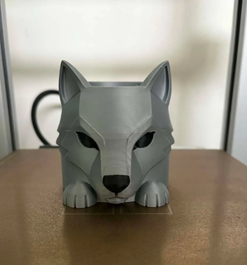 PORTALAPICES PRINTS PATRO- LOBO GRIS - 2