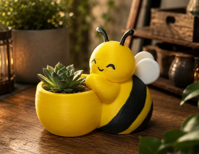 MACETERO PRINTS PATRO- ABEJA ADORABLE - 1