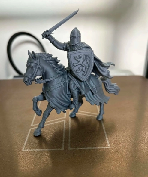 ESCULTURA DECORATIVA PRINTS PATRO- CABALLERO MEDIEVAL - 4