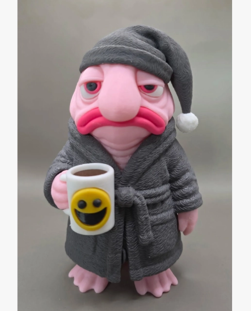 FIGURA DECORATIVA PRINTS PATRO- BLOBFISH MADRUGADOR - 2