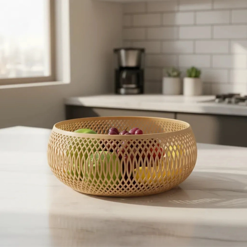 DECORACION ELEGANTE PRINTS PATRO - FRUTERO ESTILO ESPIRAL BEIGE - 3