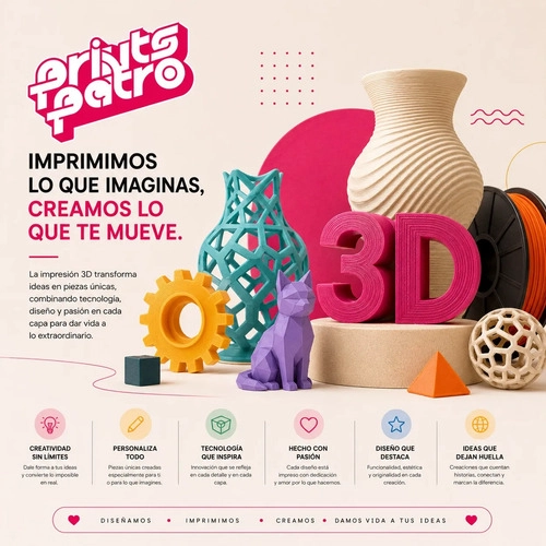 FIGURA DECORATIVA PRINTS PATRO- AMOR ETERNO - 6