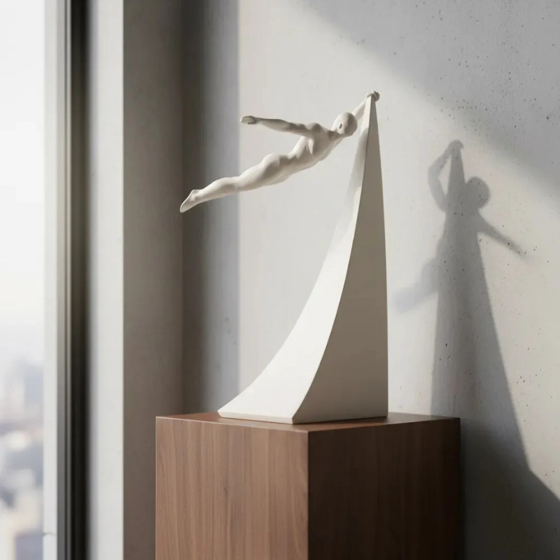 ESCULTURA ELEGANTE PRINTS PATRO - EL ULTIMO AGARRE - 2