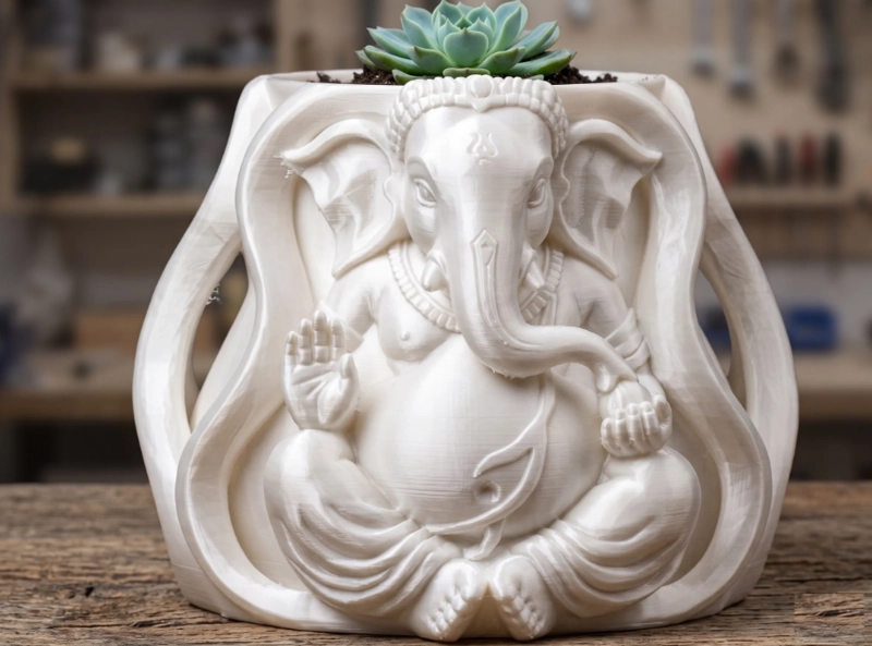 MACETERO PRINTS PATRO- ELEFANTE BUDA - 2
