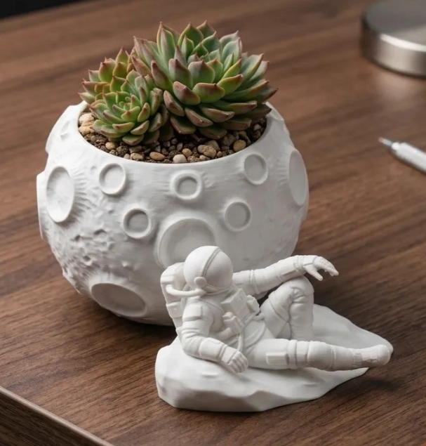 MACETERO PRINTS PATRO- ASTRONAUTA EN LA LUNA - 3