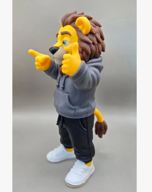 FIGURA DECORATIVA PRINTS PATRO- LEON COOL - 3